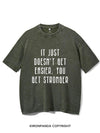 IT DOESN'T GET EASIER YOU JUST GET STRONGER VINTAGE GYM SHIRT