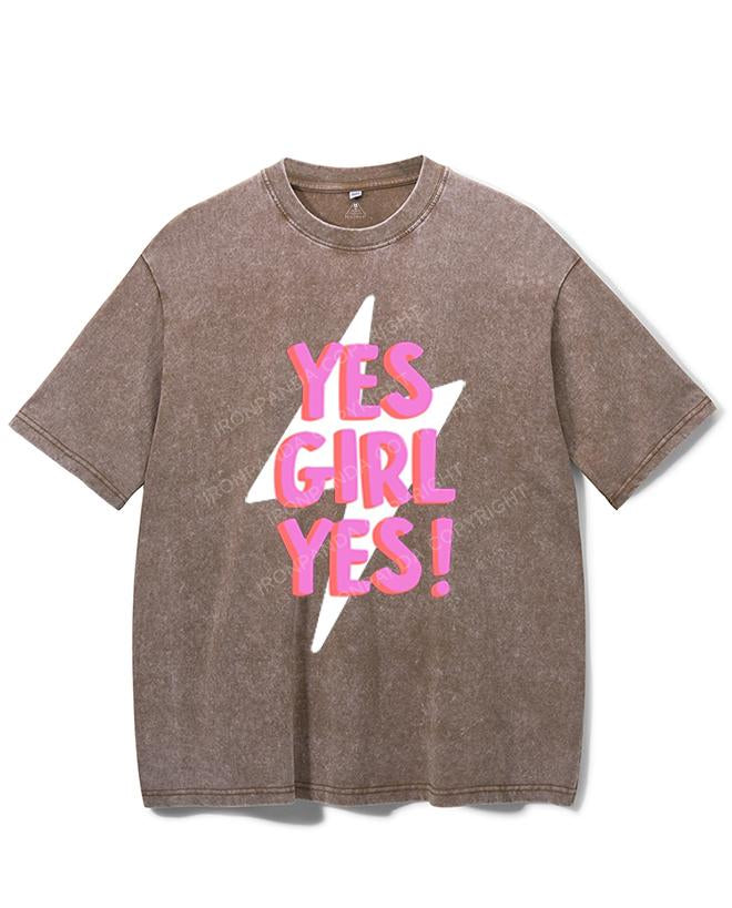 YES GIRL YES! VINTAGE GYM SHIRT