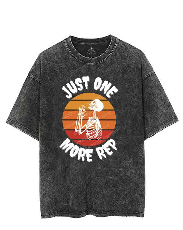 JUST ONE MORE REP VINTAGE GYM SHIRT