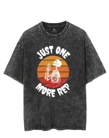 JUST ONE MORE REP VINTAGE GYM SHIRT