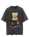 bear doll running on treadmill VINTAGE GYM SHIRT