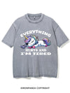 EVERYTHING HURTS AND I'M TIRED UNICORN VINTAGE GYM SHIRT
