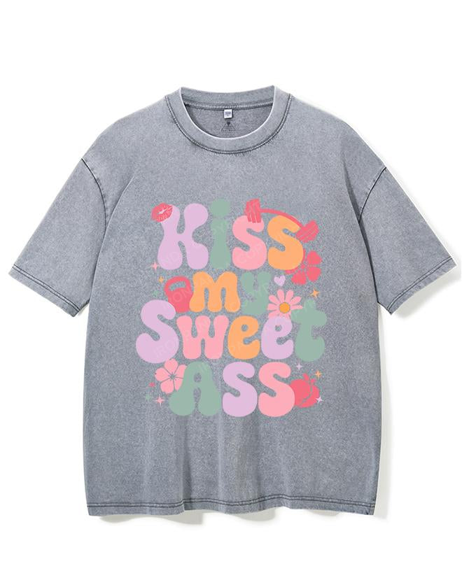 KISS MY SWEET ASS VINTAGE GYM SHIRT