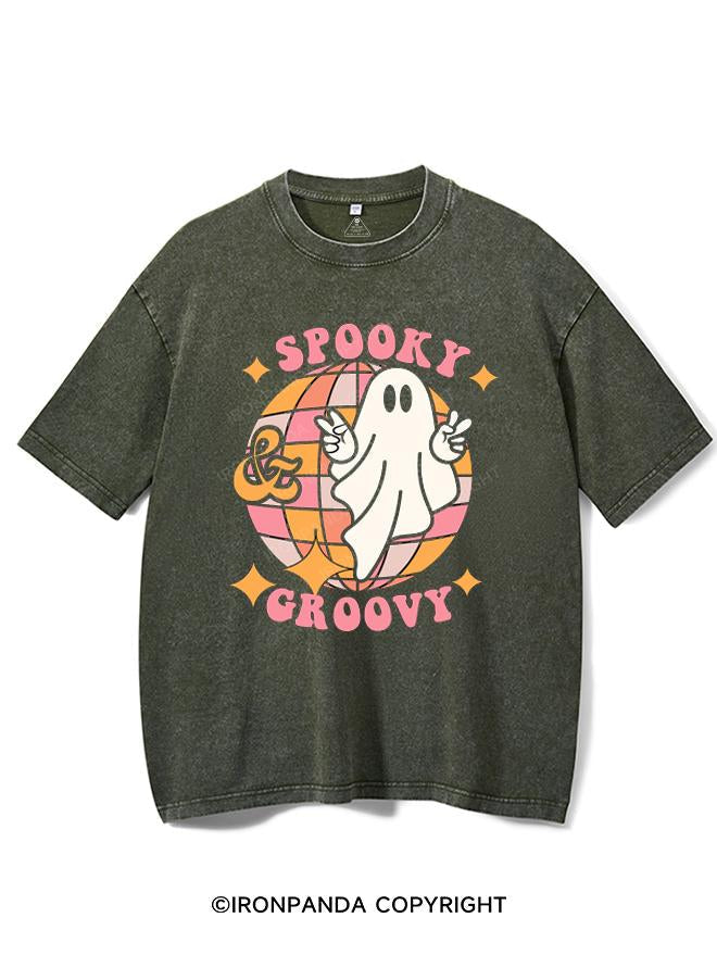 SPOOKY GROOVY VINTAGE GYM SHIRT