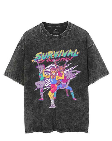 Survival Of The Fittest VINTAGE GYM SHIRT