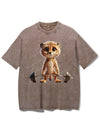 IRON-PUMPING LEOPARD VINTAGE GYM SHIRT