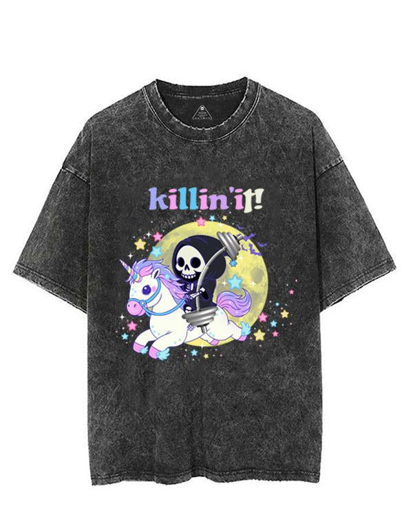 KILLIN' IT  VINTAGE GYM SHIRT
