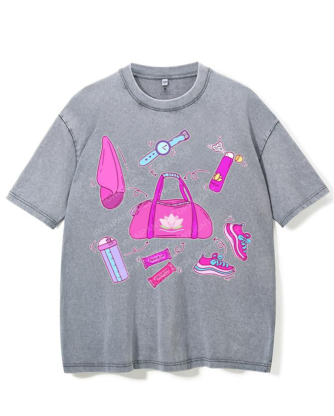 READY, SET, SWEAT VINTAGE GYM SHIRT