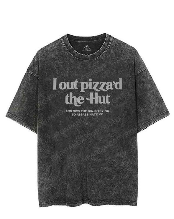 I Out Pizza'd The Hut CIA Assassinate Me VINTAGE GYM SHIRT