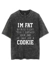 I SCREWED YOUR DAD HE GAVE ME A COOKIE VINTAGE GYM SHIRT
