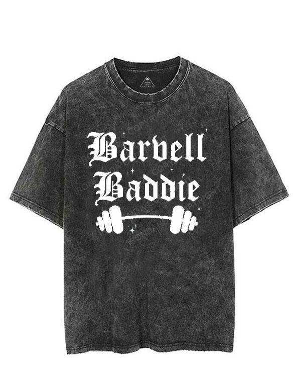 BARBELL BADDIE VINTAGE GYM SHIRT