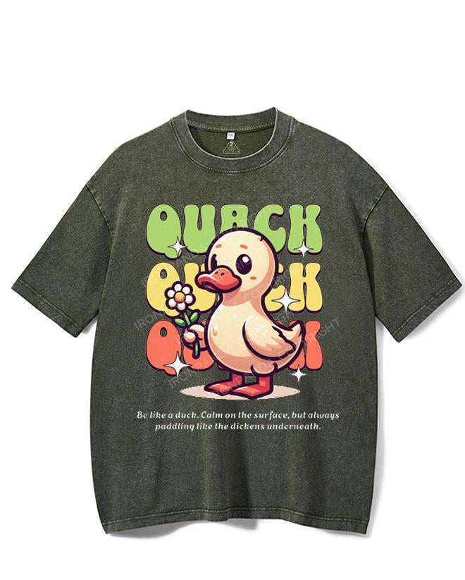 QUACK QUACK QUACK VINTAGE GYM SHIRT