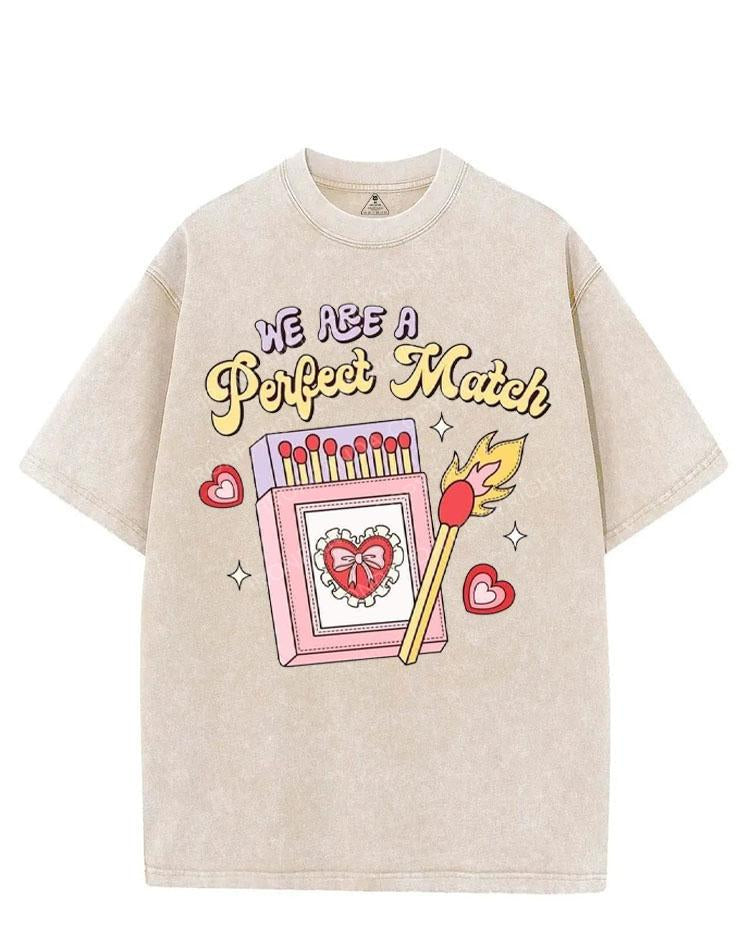 WE ARE A PERFECT MATCH VINTAGE GYM SHIRT