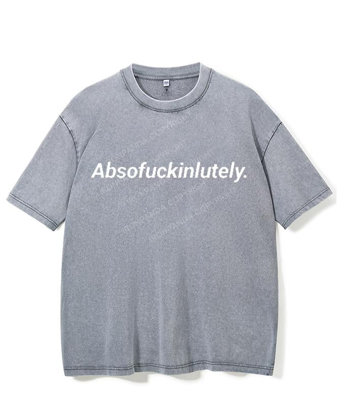 ABSOFUCKINLUTELY VINTAGE GYM SHIRT