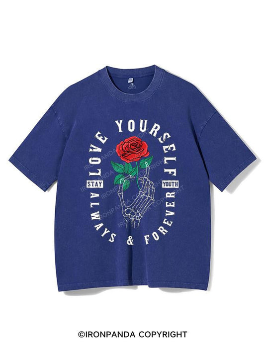 LOVE YOURSELF ALWAYS & FOREVER VINTAGE GYM SHIRT
