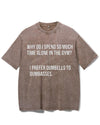 I PREFER DUMBELLS TO DUMBASSES VINTAGE GYM SHIRT