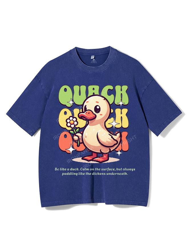 QUACK QUACK QUACK VINTAGE GYM SHIRT