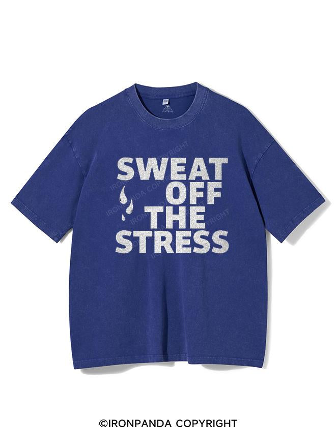 SWEAT OFF THE STRESS VINTAGE GYM SHIRT