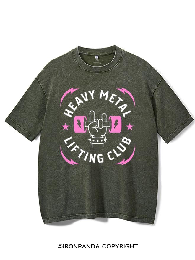 HEAVY METAL LIFTING CLUB VINTAGE GYM SHIRT