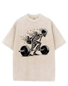 DEADLIFTING SKELETON VINTAGE GYM SHIRT