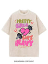 PRETTY GIRLS LIFT HEAVY VINTAGE GYM SHIRT