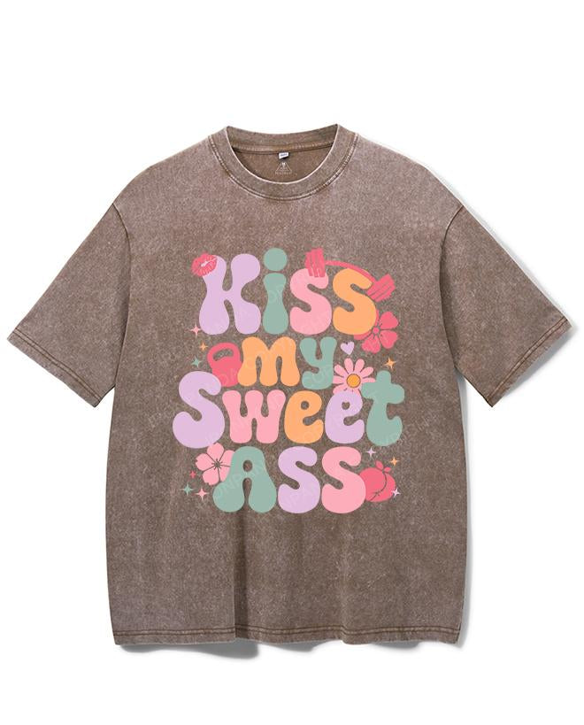 KISS MY SWEET ASS VINTAGE GYM SHIRT
