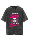 Act Like A Lady Lift Like A Beast VINTAGE GYM SHIRT
