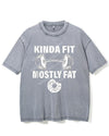 KINDA FIT MOSTLY FAT VINTAGE GYM SHIRT