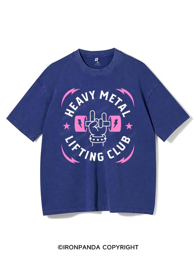HEAVY METAL LIFTING CLUB VINTAGE GYM SHIRT