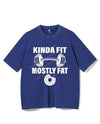 KINDA FIT MOSTLY FAT VINTAGE GYM SHIRT