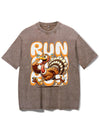 RUN RUN RUN TURKEY VINTAGE GYM SHIRT