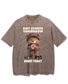 DIET STARTS TOMORROW DONUT TODAY VINTAGE GYM SHIRT
