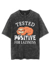 TESTED POSITIVE FOR LAZINESS VINTAGE GYM SHIRT