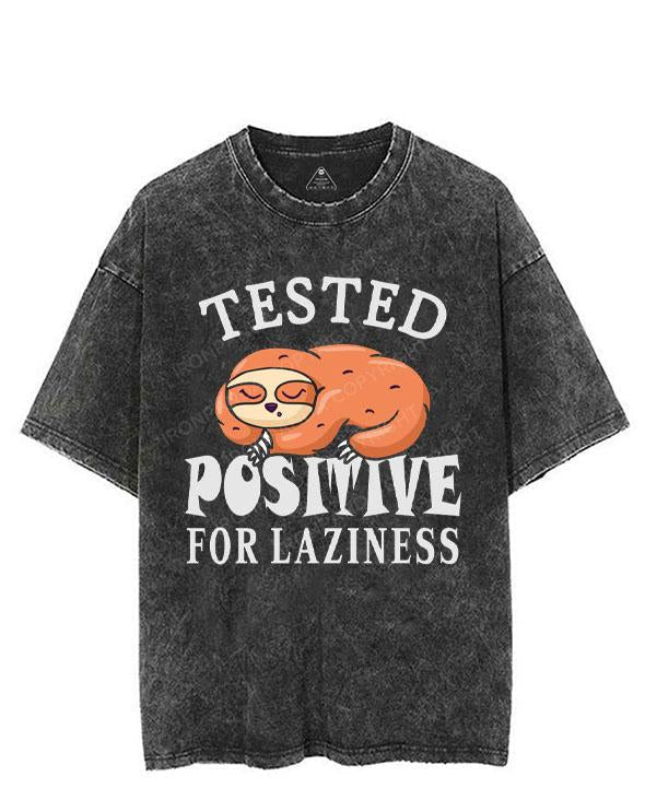 TESTED POSITIVE FOR LAZINESS VINTAGE GYM SHIRT