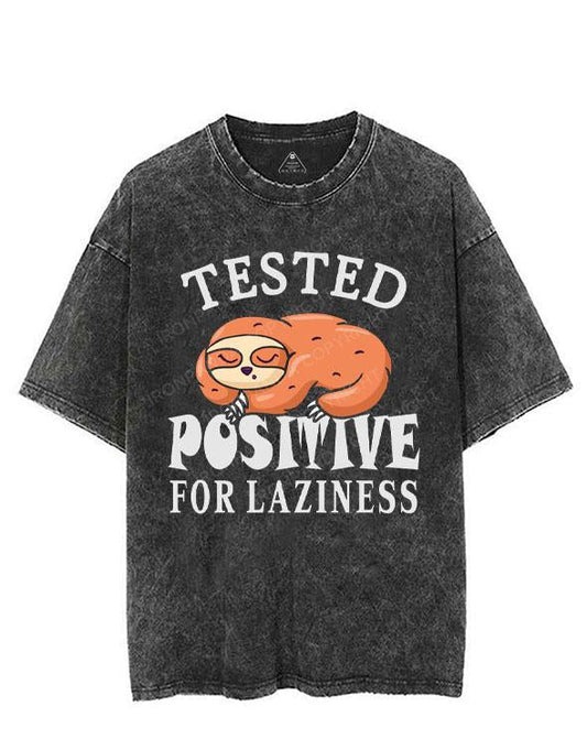 TESTED POSITIVE FOR LAZINESS VINTAGE GYM SHIRT