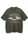 MEOWY CHRISTMAS VINTAGE GYM SHIRT