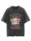 ALL I WANT LIFTMAS IS MORE COFFEE VINTAGE GYM SHIRT