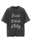 GUNS GAINS GLORY VINTAGE GYM SHIRT