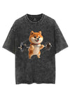 DEADLIFTING SHIBA VINTAGE GYM SHIRT