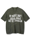 MY MONEY DON'T JIGGLE JIGGLE BUT MY THINGS DO VINTAGE GYM SHIRT