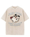 FREE HUGS JUST KIDDING DON'T TOUCH ME VINTAGE GYM SHIRT