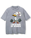I AM AFRAID OF WOMAN VINTAGE GYM SHIRT