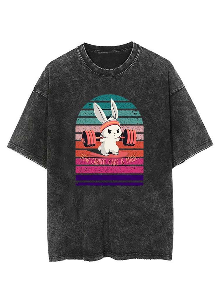 How Carrot Cake is Made Vintage Gym Shirt