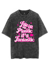 LIFE IN PLASTIC IT'S FANTASTIC VINTAGE GYM SHIRT
