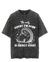 THE ONLY SQUAT I'M DOIN' IS DIDDLY SQUAT VINTAGE GYM SHIRT