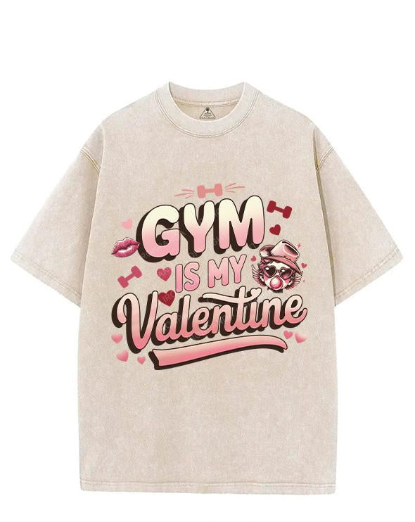 GYM IS MY VALENTINE VINTAGE GYM SHIRT
