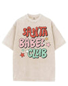 SANTA BABES CLUB VINTAGE GYM SHIRT