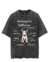 ANATOMY OF A BULLTERRIER VINTAGE GYM SHIRT