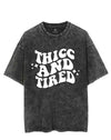 Thicc and Tired VINTAGE GYM SHIRT