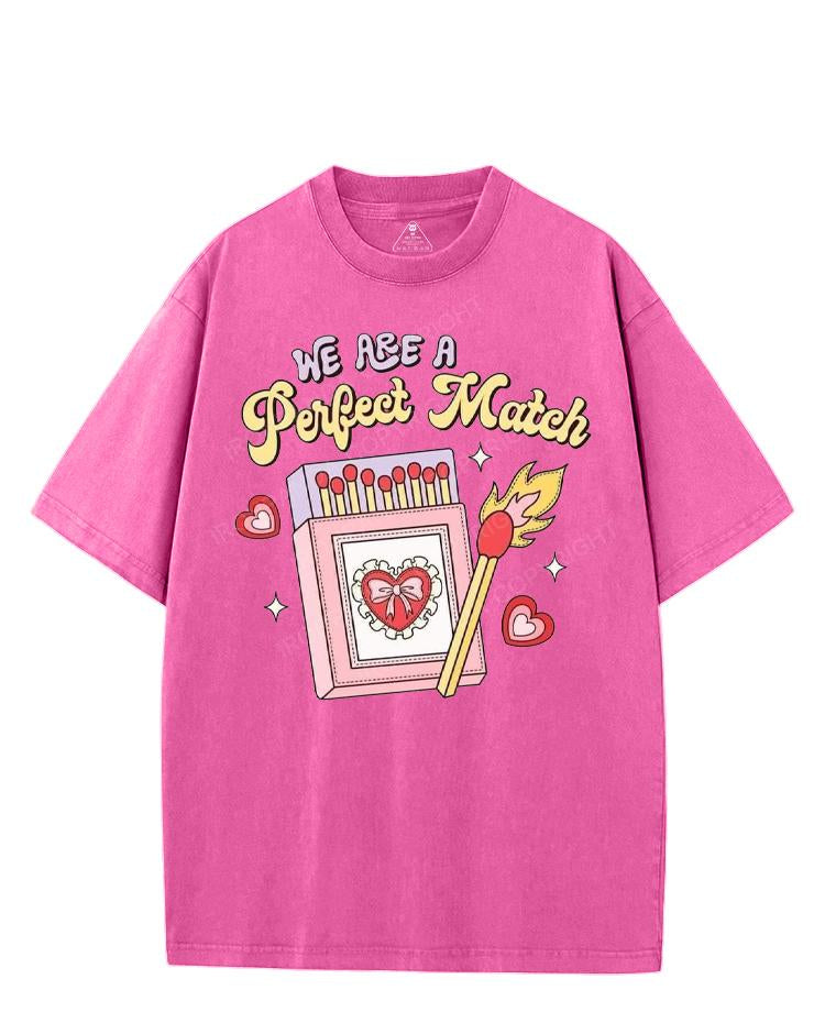 WE ARE A PERFECT MATCH VINTAGE GYM SHIRT